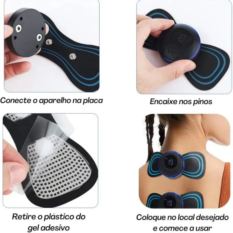 Mini Massageador  Elétrico Portátil